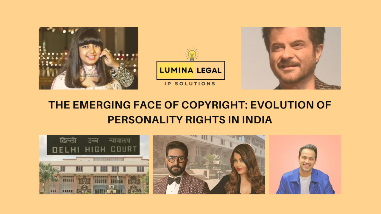 The Emerging Face of Copyright: Evolution of Personality Rights in India