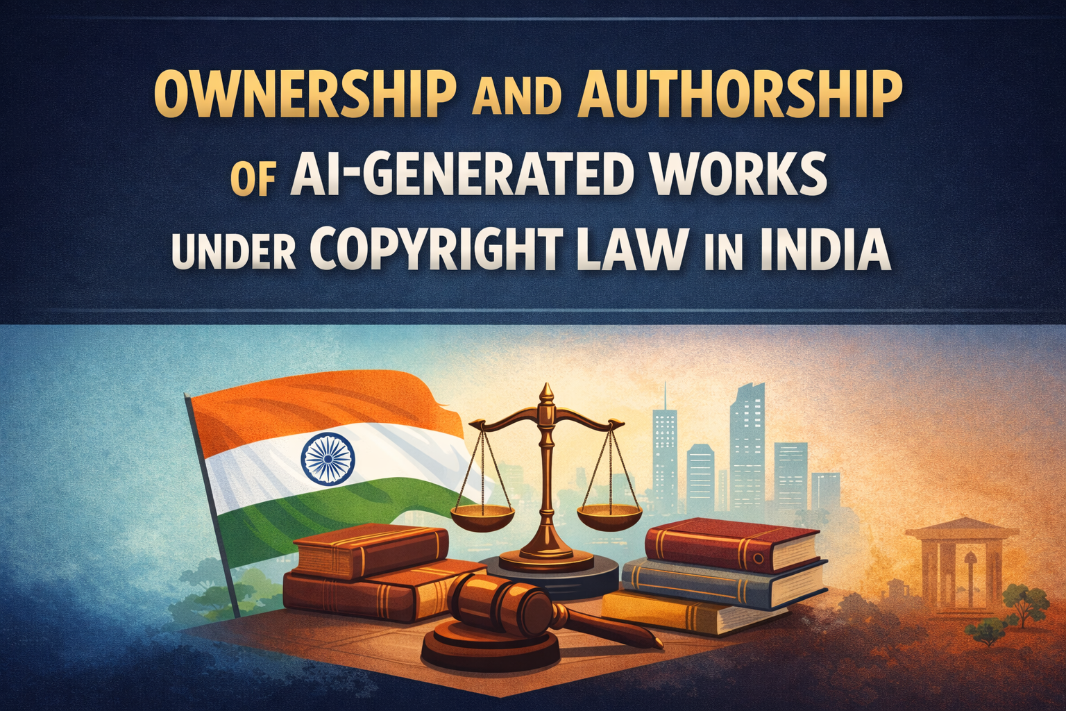 Ownership and Authorship of Artificial Intelligence Generated Works under Copyright Law in India